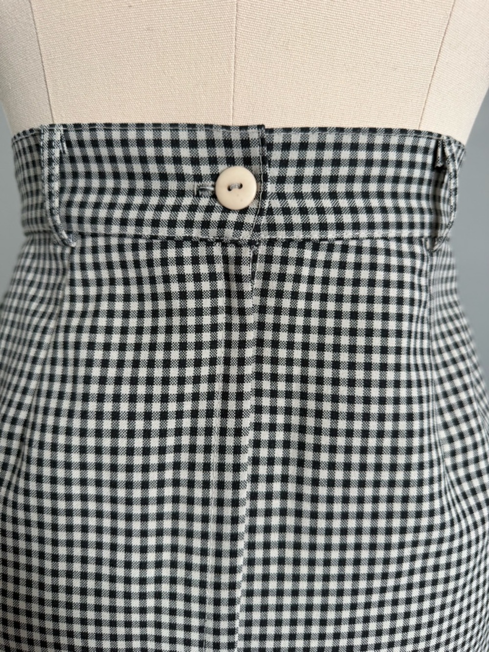 Vintage Checkered Gingham Skirt - Picture 9 of 15